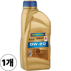 라베놀 ECS Eco 0W20 (100% 합성 엔진오일), 1L, 0W-20, 1개