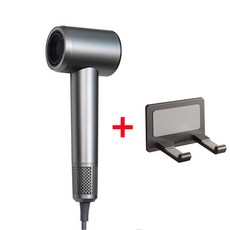 BOMIDI 보미디 초고출력 초고속 음이온 헤어 드라이어 헤어드라이기 BLDC 1600W 거치대포함, 그레이+거치대