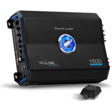 Planet 오디오 PL3000.1D 펄스 시리즈 자동차 오디오 앰프 – 3000 고출력 모노블록 클래스 D 1옴 안정 저레벨 입력 저역 통과 크로스오버 모스펫 전원 공급 장치, 1500 Watts Monoblock