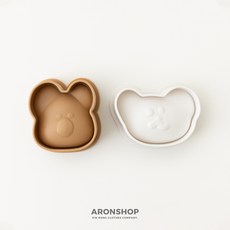 ARONSHOP Dinotaeng 韓國文創, 1個, 飯糰造型器-2入組合