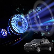 렉스턴스포츠 차량용 송풍구 호환 선풍기 시즌3BBS, 화이트, 본상품선택