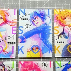 니세코이 만화 캐릭터 프린팅 사각 아크릴 자석 마그넷, D