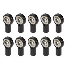 10pcs M2.5 링크로드 조인트 볼 엔드 홀더 RC 모델 자동차 보트 비행기 트럭 검은 색, 검은색