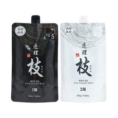 연리지 하수오 트리트먼트 헤어칼라 300g 자연스런 갈색, 1개