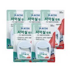플라콘 사이실 민트 치실, 5개, 1개입