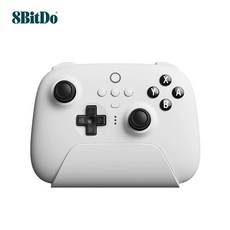 8bitdo 얼티메이트2 NS 게임패드 익일출고 컨트롤러 조이스틱 무선 팔얼블2 블루투스, 기본 색상, 아이스화이트