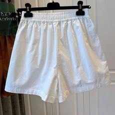 해피유통어린이 여아 패션 루즈핏 하이웨스트 반바지 심플 캐주얼 디자인14세 이상 XG03