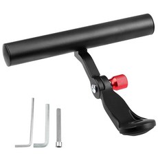 ZUKKA 자전거 핸들바 익스텐더 더블 연장 브래킷 경량 마운트용 공간 증가, ZUKKA 자전거 핸들바 익스텐더 더블 연장 브래킷 경