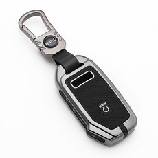 HAKO 심리스 차키케이스 (셀토스 K3 K5 K7 K8 스포티지NQ5 쏘렌토MQ4 니로 EV6 기아호환), 기아5버튼, 그레이