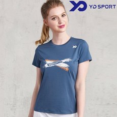 YD스포츠 1780 경기복 배드민턴복 여성 티셔츠 상의부 훈련