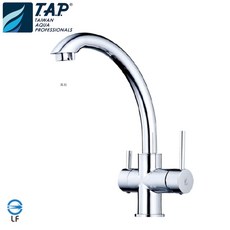 TAP 無鉛三合一廚房龍頭 TAP-106510，附RO過濾出水口，獨立飲用水道，日本進口陶瓷閥芯，台灣製造, 1個
