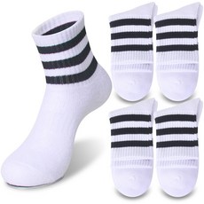 발렌티노크리스티 남성용 전체 쿠션 헬스 V 순면95% 무지 삼선 스포츠양말 두툼한 이중 파일 5켤레, 링글 화이트_5족