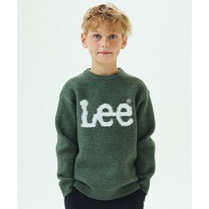 LEE KIDS 빅 트위치 부클 레귤러핏 풀오버 그린 LK2404KT07GN 477577