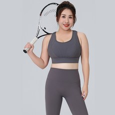 可調肩帶固定罩杯高強度雙包覆運動內衣