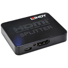 LINDY HDMI一分二分配器 HDMI1.4 10.2G 一進二出同步輸出, 38157, 1個