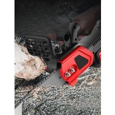 무선 전기톱 체인톱 전동톱 효자 풀세트 충전 베어툴, 1개, 16인치 15단계 파워 2개 충전기 체인 2개, 기본 색상