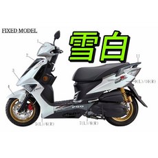 彪虎 車殼 TIGRA150 ABS 彪虎全車殼 飆虎 地瓜 特仕板 擋風板 車身蓋 前土除 PGO 比雅久, 1個, 5.前方向燈飾蓋左.雪白