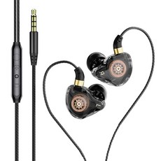 繞耳式有線耳機 掛耳設計 八核音效 環繞音效 重低音 降躁 運動/電競 線控, 繞耳式有線耳機 3.5mm