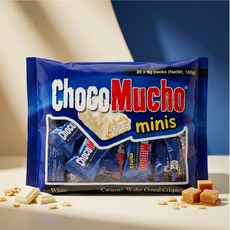 초코무초 화이트 초콜릿 미니 초코바 수입과자, 160g, 10개