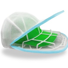 고몰 모자 전용 세탁망 세탁틀 세트, 1세트, 화이트