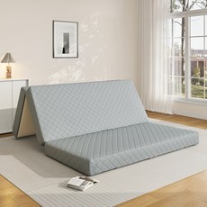 (항균 방수) Unihome 편한 바닥용 3단 접이식 매트리스