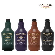 catcher 캐처소스 얼그레이 말차 카라멜소스 초코소스, 2L, 1개
