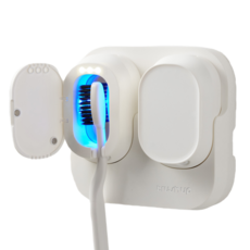 브러쉬업 케어즈 미세플라스틱 제로 친환경 칫솔살균기, 2인용 퓨어 화이트