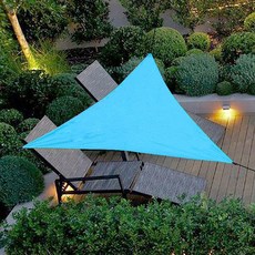 방수 열차단 내부코팅 타프 삼각3M 텐트후라이 그늘막 쉘터 타푸, _오렌지