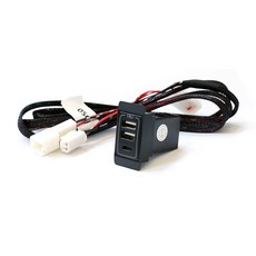 HONDA 原位孔USB升級套件 Type-C充電 適用於喜美CIVIC CRV3 FIT2 雅歌, 1個, USB充電座+本田轉接座