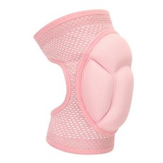 피겨 보호용품 겨울 스키 S 무릎보호대 (7510cm), E. 통기성 핑크색 무릎 패드 1개
