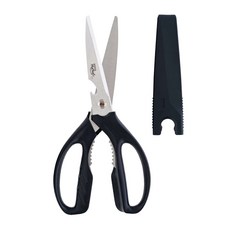 도루코 리빙 마이셰프 주방용 분리형 주방가위 포켓가위 100ST, 블랙, 1세트