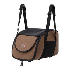 中控車用狗窩 小型犬寵物外出安全座椅 貓窩 便攜式四季通用, 棕色, 1個