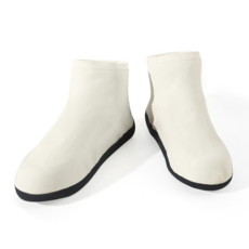 防水鞋套 戶外旅遊 雨靴 矽膠防滑 雨鞋套 便攜中幫彈力乳膠鞋套, 灰色