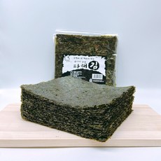 해안초 무가미 구운파래김 80장 간장에찍어먹는 김 진공포장, 120g, 1개