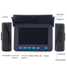 8500mah 배터리 4.3 ''모니터 파이프 카메라 드레인 하수도 검사 IP68 방수 산업용 내시경 내시경 17mm, 01 Without DVR_03 30m