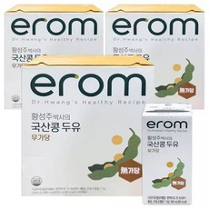 이롬 황성주박사의 국산콩두유 무가당 190ml x 48입, 48개