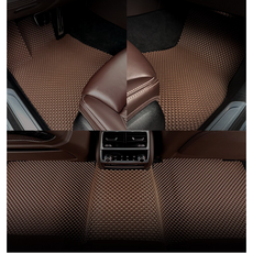 오토피아 다이아몬드 TPU 카매트 1열2열 세트 K7 전용, 브라운, 105_2 K7프리미어