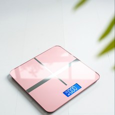 YYTY 家用電子體重秤, 玫瑰金, 1個, 26x26電池款