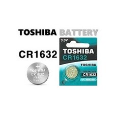 [일반우편발송] 도시바 CR1632 리튬전지 3V 키배터리, 1개, 1개입