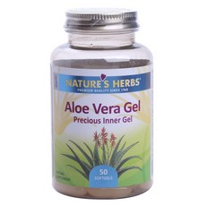 NATURE'S HERBS 蘆薈凝膠軟膠囊, 1個, 50 件