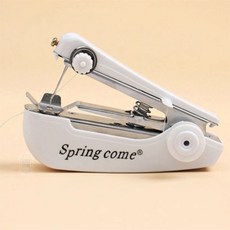 ALOHA-STORE 휴대용 재봉틀 화이트 미니핸드재봉틀