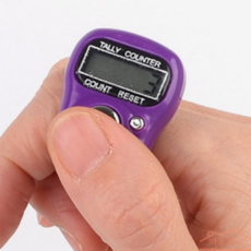 M&H _ 카운터기 인원수 수동계수기 인원체크 숫자 카운트 측정 휴대용 피플카운팅 미니 디지털체크기, 1개, 랜덤 색상