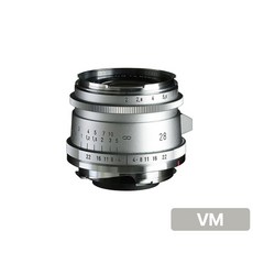 [정품등록이벤트 5만 포인트 3년 보증] 보이그랜더 ULTRON Vintage Line 28mm F2 Aspherical Type II VM 마운트 (라이카 M 호환) Silver