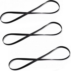 3개 조각 턴테이블 벨트 기계 녹음기 고무 수리 교체 유지보수 구동 턴테이블용 172mm