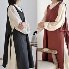 메르올린 방수 에이프런 원피스 카페 앞치마 바리스타