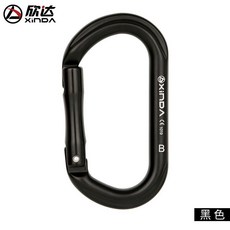 欣達 O形 快掛 登山 攀巖 主鎖扣, 1個, 開口2.5CM承重25KN,O型主鎖【紅色】, 紅色