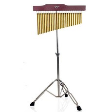 차임 윈드벨 풍경 고르프 특수 효과 윈드 타악기 벨 스탠드, A. 골드 25 빔 + 빔 스탠드