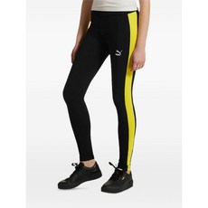 푸마 로고 사이드 스트라이프 레깅스