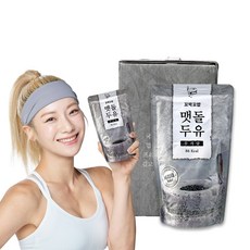 꼬박꼬밥 서리태 무가당 맷돌두유 콩물두유, 15개, 190ml