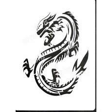 A40-0131型染版(Stencil)-蝶古巴特diy-簍空模板-塗鴉模版-繪畫模版，輕鬆打造獨特風格，激發無限創意, 1個, A40-0131